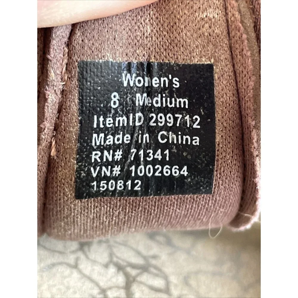 LL Bean L.L. Bean Womens Brown Strappy Strap Sandals With Hook Closure Sz‎ 8